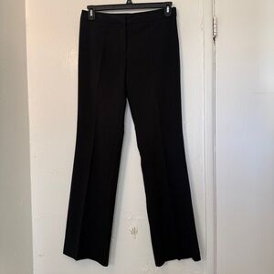 BCBG Black Dress Flare Pants. High waisted Trousers. Business Casual Office Wear